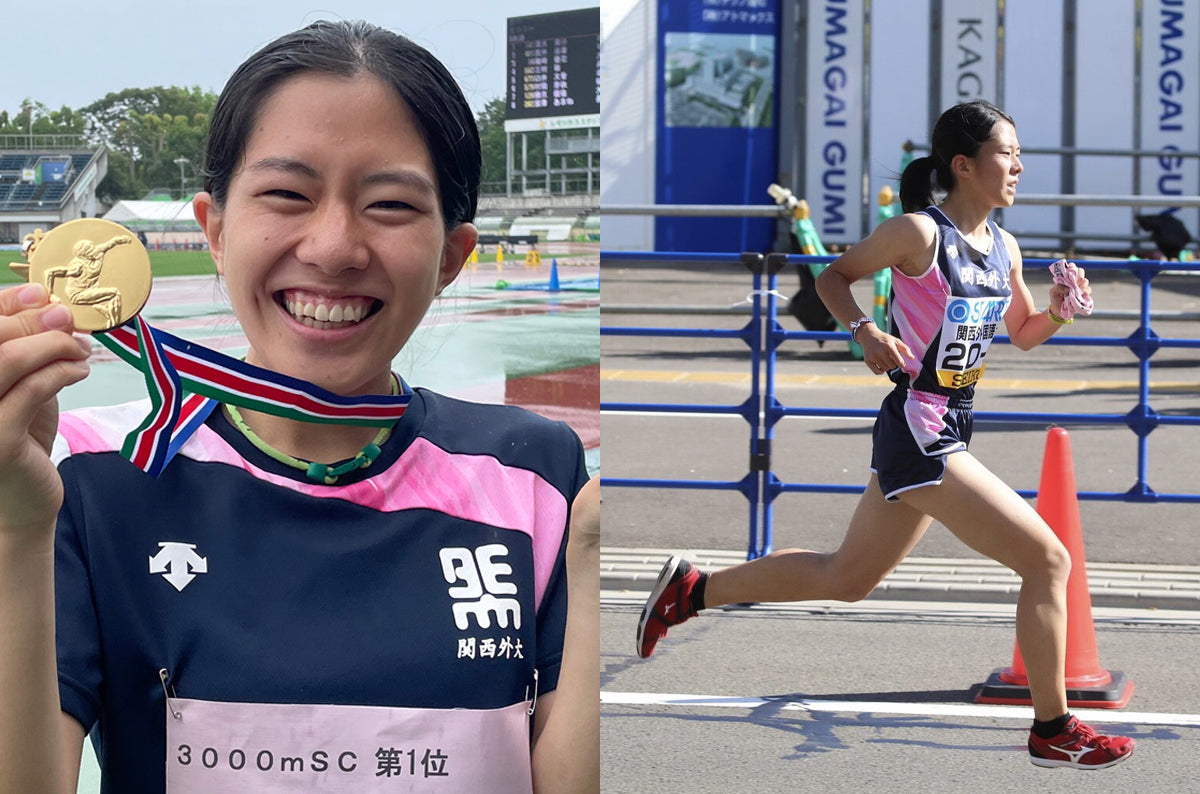 陸上3000m障害・西出優月選手がサポートアスリートとなりました!